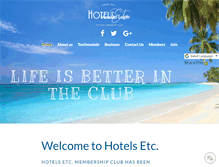 Tablet Screenshot of hotelsetc.com